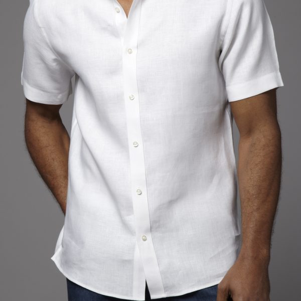 Shirt-White-Short-Sleeve