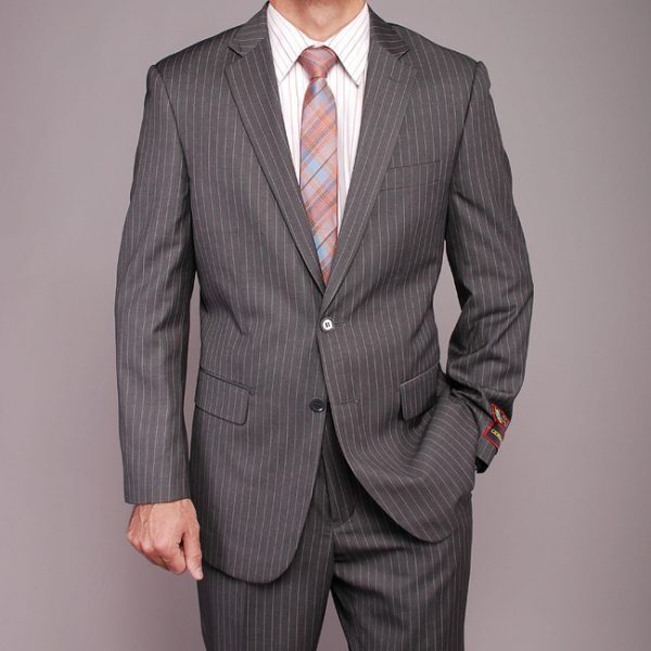 Suit-Grey-Striped 